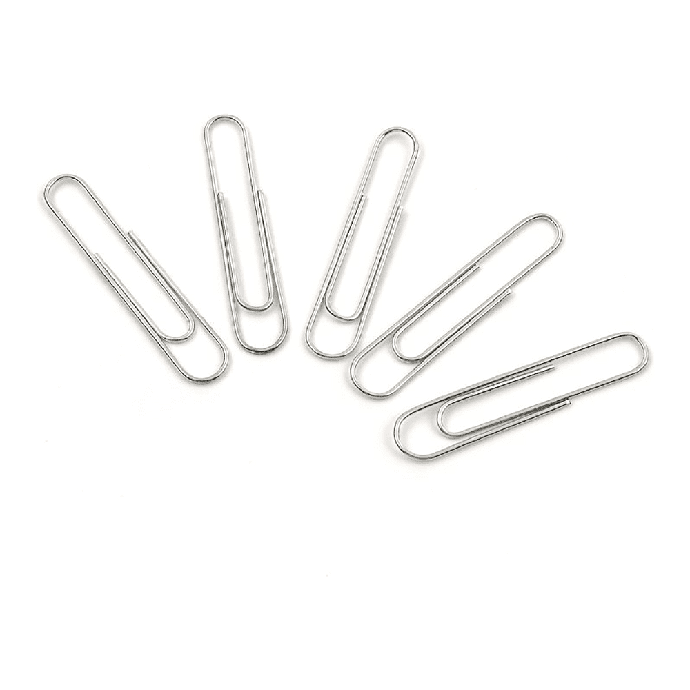 Скрепки "OF", 50 мм, 100 шт., серебристый - 2