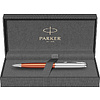 Ручка шариковая автоматическая Parker "Sonnet Essential SB K545", 0,7 мм, серебристый, оранжевый, стерж. черный - 2