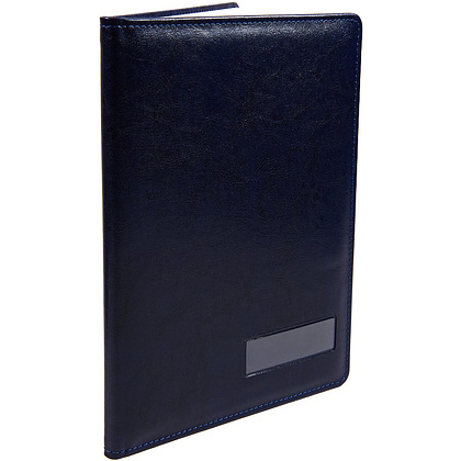 Папка на подпись, с карманом, синий - 3