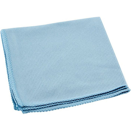 Салфетка для окон и стекла из микроволокна, 250г/м2, 40*40см, голубой