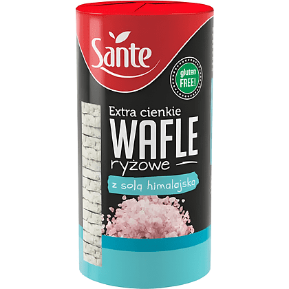 Вафли "Sante", 110 гр, экстра тонкие, с гималайской солью