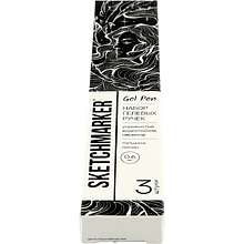 Ручка капиллярная "Sketchmarker", 0.6 мм, 3 шт, белый