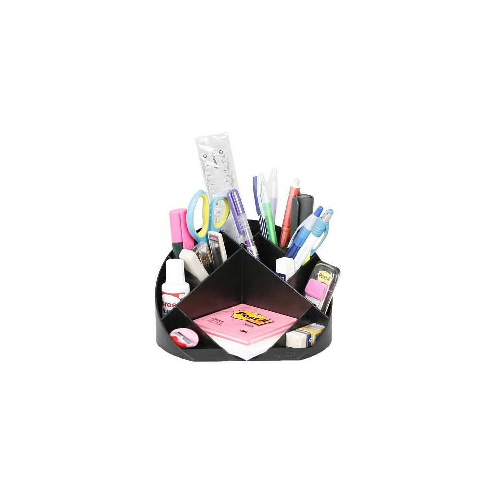Подставка для канцелярских мелочей "Форум", 550x160x95 мм, черный - 2