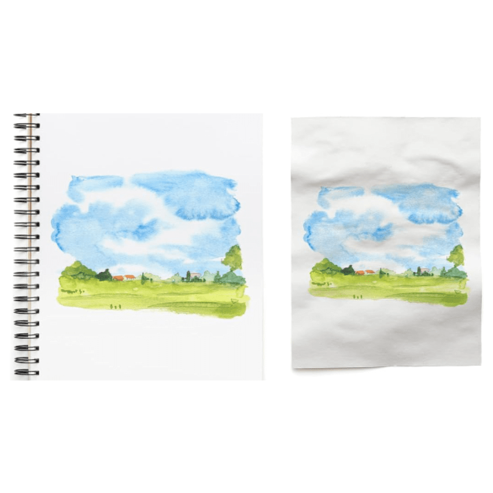 Скетчбук для графики "Himi", 22.8х30.4 см, 180 г/м2, 40 листов - 6