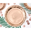 Тарелка бумажная "TPP36-019R", 23 см, 6 шт, розовое золото - 2