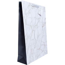 Пакет бумажный подарочный "Мрамор", 17.8x22.9x9.8 см, ассорти
