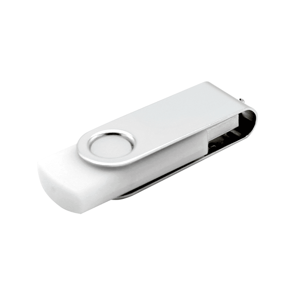 USB Flash 2.0 16 Gb VDF-008, пластик, метал, белый  