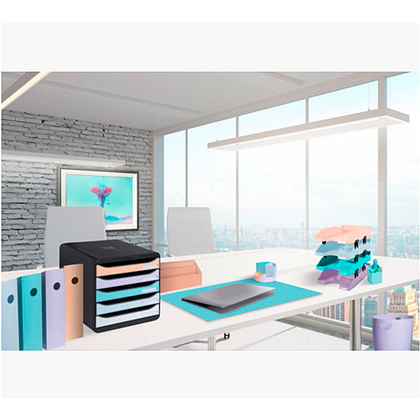 Модуль для бумаги горизонтальный "Aquarel", лиловый - 7