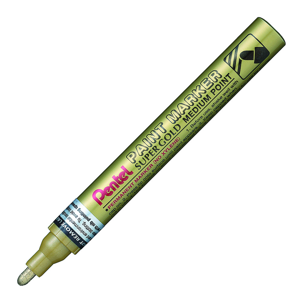 Маркер перманентный "Paint Marker MMP10", золотистый