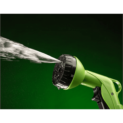 Комплект поливочный Amigo Grande "79234", 1/2", 6 фунций, пластик, зеленый, черный - 8