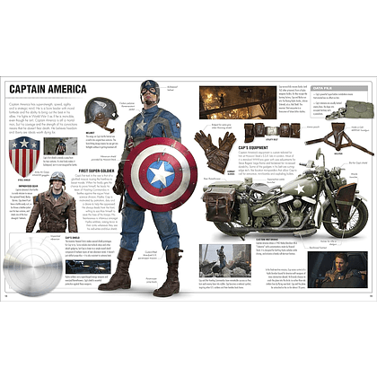 Книга на английском языке "Marvel The Visual Dictionary", Adam Bray - 2