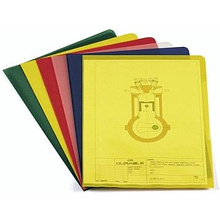 Папка-уголок "Durable", A4, 120 мк, пластик, синий