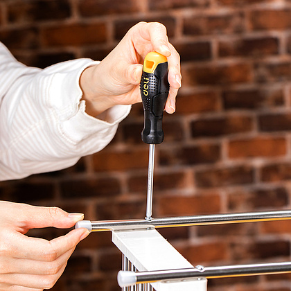 Набор отверток Deli "EDL620006", 6 шт, черный, желтый - 7