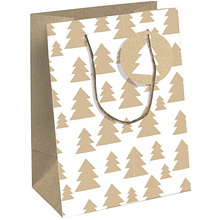 Пакет бумажный подарочный "Fir Trees"