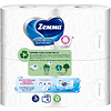 Бумага туалетная Zemma Deluxe, 4 рулона, 3 слоя, белый - 5
