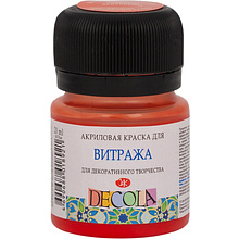 Краска акриловая для витража "Декола"