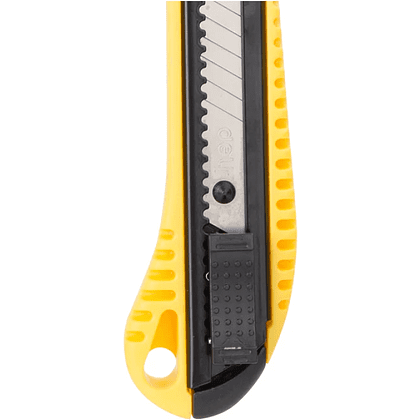 Нож строительный Deli YS EDL003, 18 мм, универсальный - 2