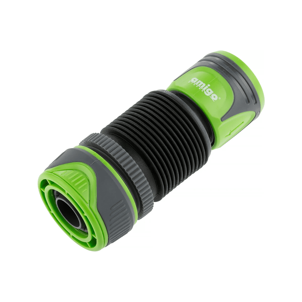 Коннектор Amigo Grande "79052", 3/4", пластик, черный, зеленый - 2