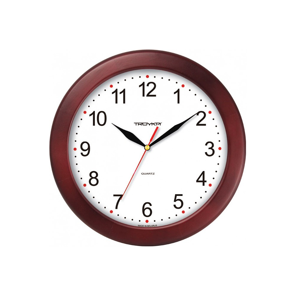 Часы настенные "988957", темно-коричневый