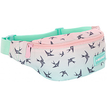 Сумка поясная "Ombre effect swallows dance"