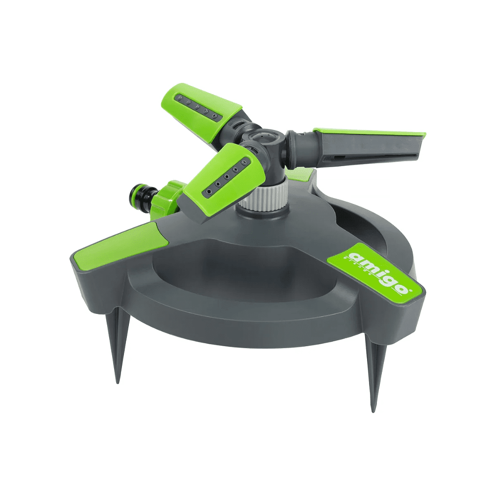 Дождеватель Amigo Grande "79064", 2/4", пластик, черный, зеленый