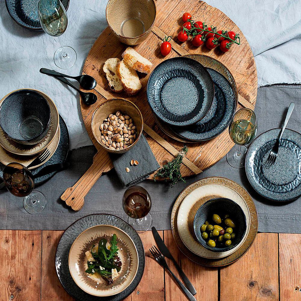 Тарелка "Matera", керамика, 23 см, серый - 2