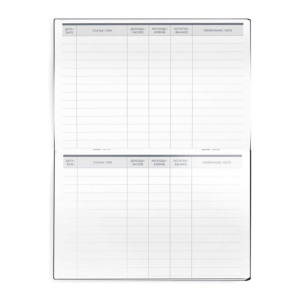 Книга записная "Панды", А6, 64 страницы, линейка, серый - 2