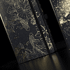 Блокнот "Total Black goldfish gold", А5, 96 листов, на резинке, черный, золотистый, срез черный - 5