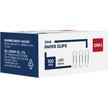 Скрепки "Deli", 28 мм