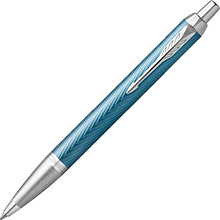 Ручка шариковая автоматическая Parker "IM Premium Blue Grey CT"