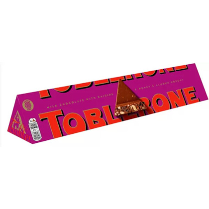 Шоколад молочный "Toblerone", 100 г, с медово-миндальной нугой