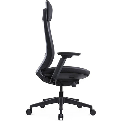Кресло компьютерное SitZone E-VL002A, сетка, ткань, пластик, черный - 3