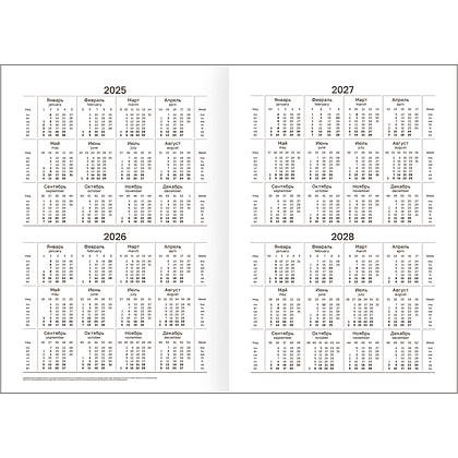 Ежедневник "Бумвинил", А5, недатированный, 320 листов, синий - 2