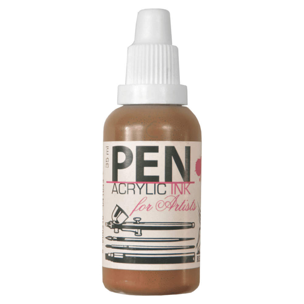 Акрил жидкий "Acrilic Ink", 15 коричневый
