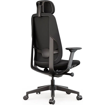 Кресло для руководителя SitZone E-AC-001A-P1-BK ткань, черный - 4