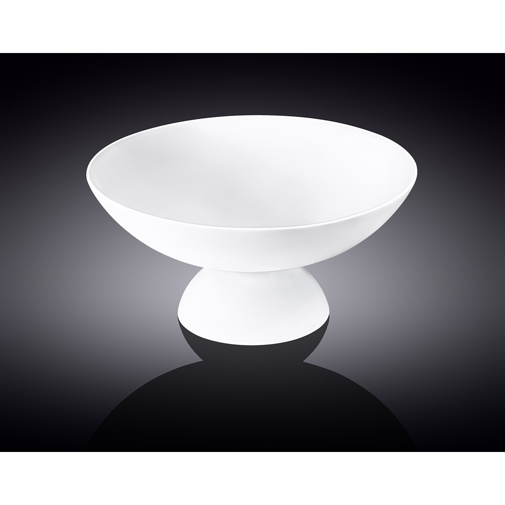 Ваза для фруктов "WL-996126/1C Olivia", 24x11.5 см, фарфор, белый - 2