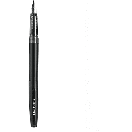 Ручка перьевая EF "Малевичъ", металл, с конвертером, черный - 5