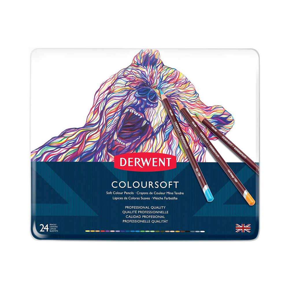 Набор цветных карандашей "Coloursoft", 24 цвета - 2