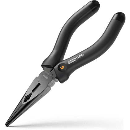 Длинногубцы Deli HS EHT2106, 160 мм, Soft Touch, черный