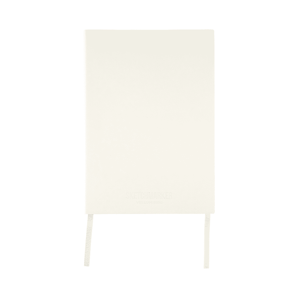 Скетчбук "Sketchmarker Vellum & White", А5, 120 листов, бумага молочная, белая - 2