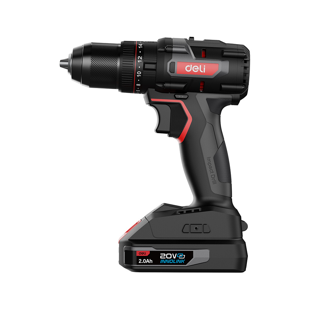 Аккумуляторная дрель-шуруповерт Deli RS DE-CZ20-1D2 20 В, 70 Нм, 2 АКБ, 2 Ач, сумка - 6