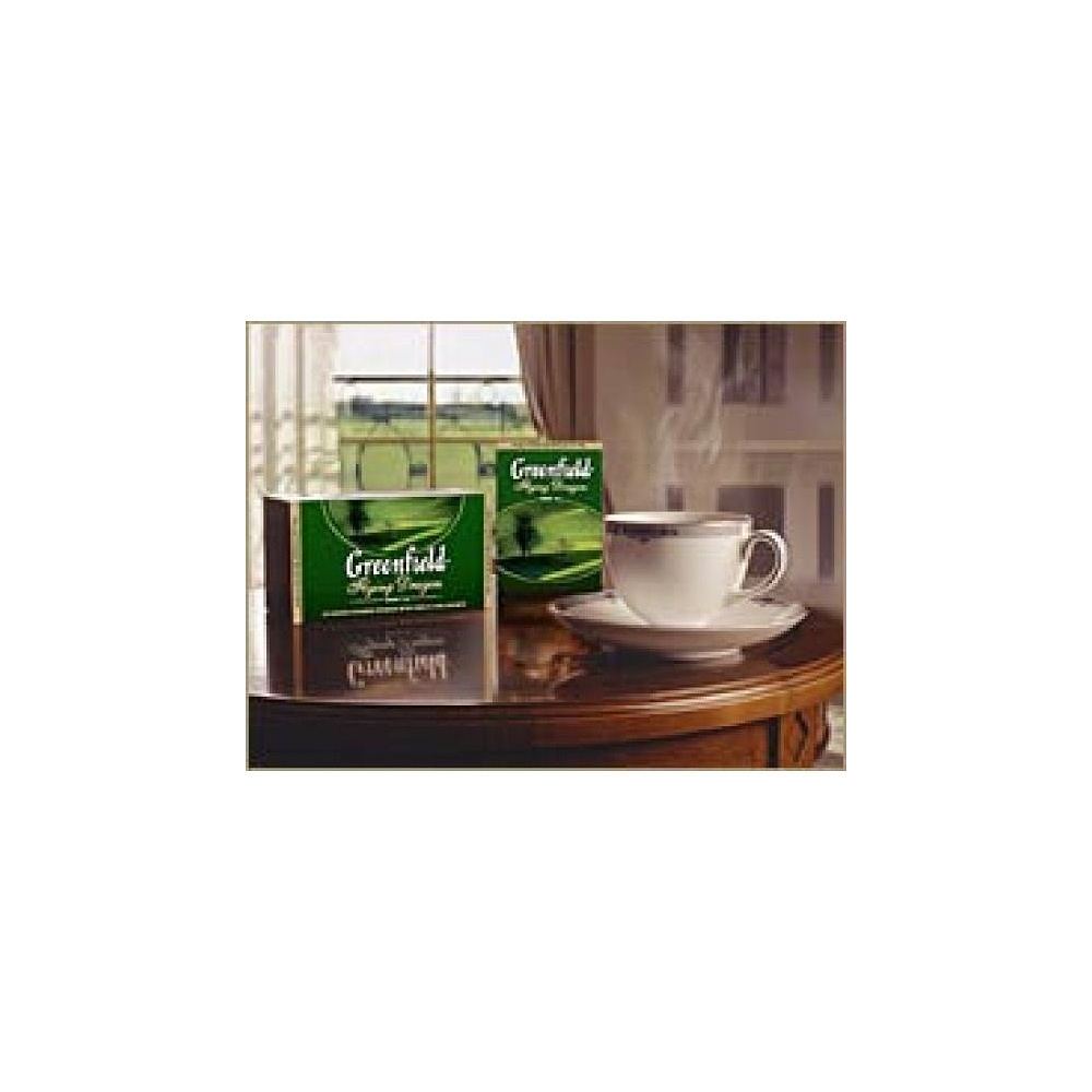 Чай "Greenfield" Flying Dragon, 100 пакетиков x2 г, зеленый - 2