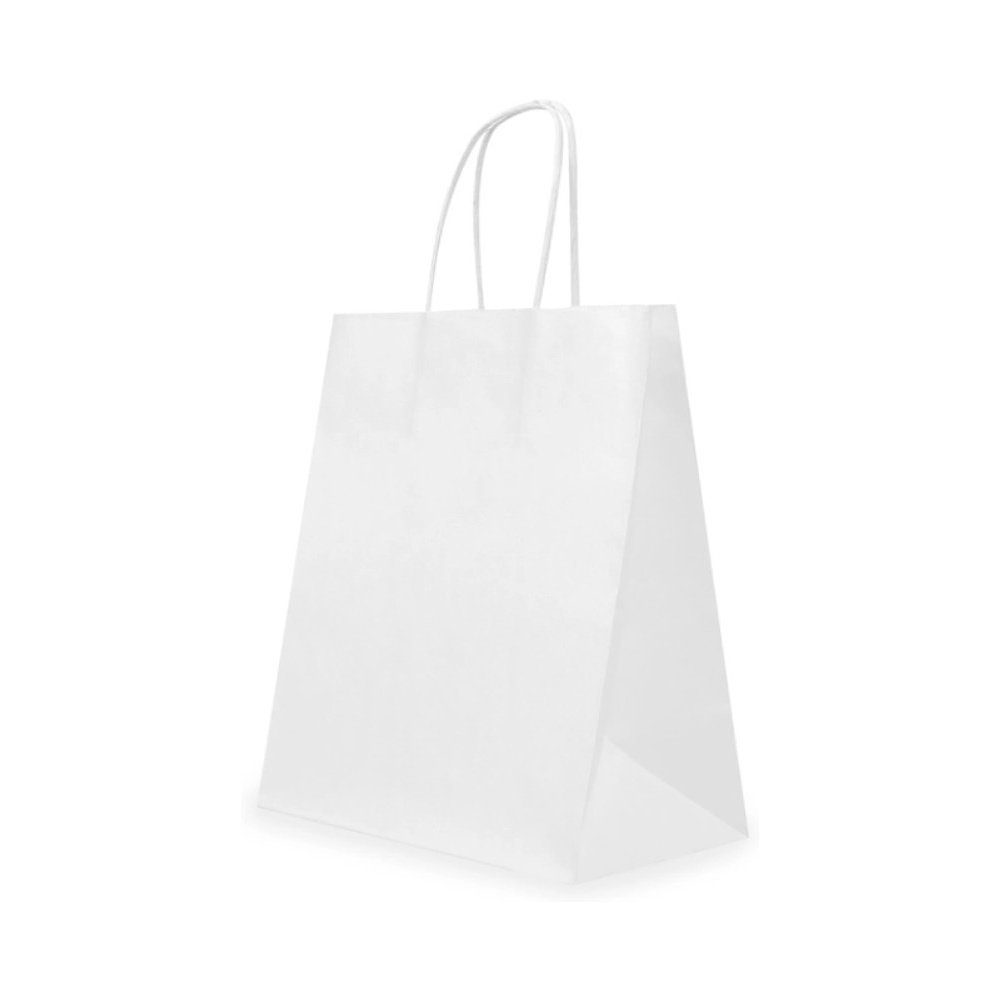 Пакет бумажный, белый, 70, с кручеными ручками, 350х150х450 мм