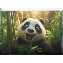 Папка-конверт на молнии "Panda"
