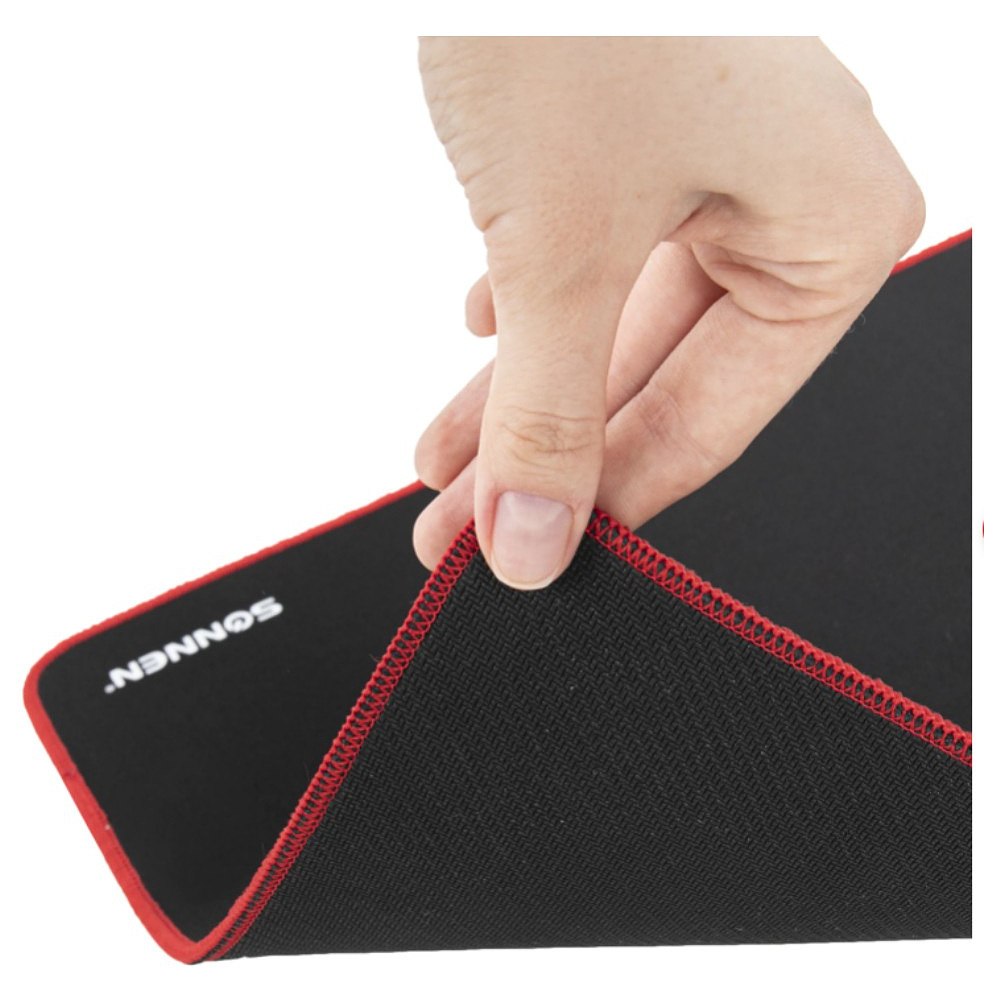 Коврик для мыши "Cyber Outlaw", 400х355х3 мм, ткань, черный - 4