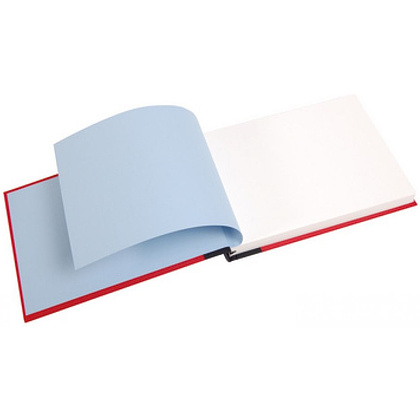 Скетчбук для акварели "Canvas Cover Album", А5, 180 г/м2, 60 листов, красный - 2