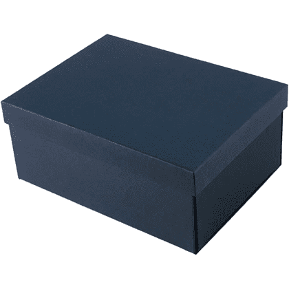 Коробка картонная, 220х160х95 мм, темно-синий