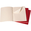 Блокнот "Cahier Journal Xlarge", А4, 190x250 мм, 60 л, 3 шт, клюквенный - 2