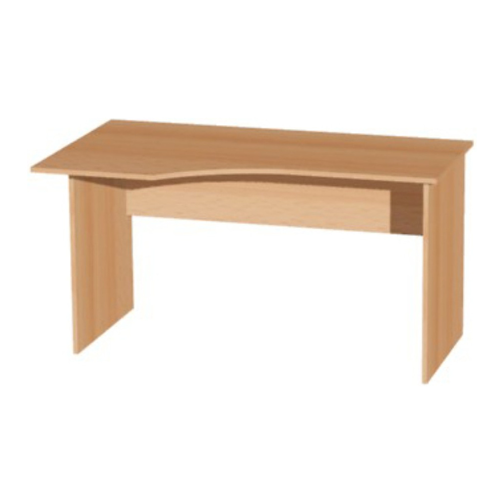 Коллекция Макси стол письменный М24-L, 1380х800х750 мм, бук