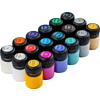 Краска акриловая матовая "Декола", набор 18 цветов, 20 мл, банки - 9